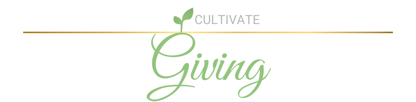 Cultivate Giving Email banner